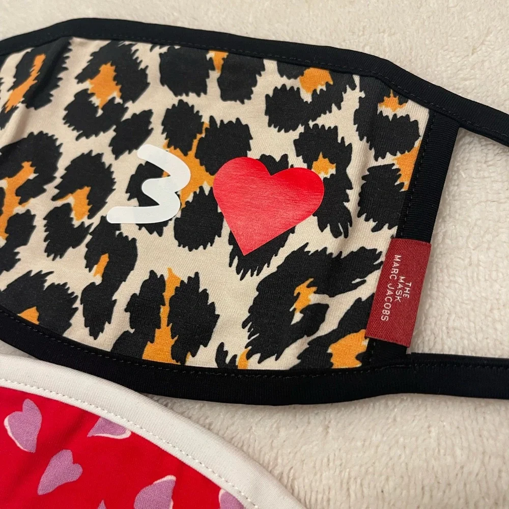 Marc Jacob’s Masks- Hearts, Leopard & Cherry Patterns